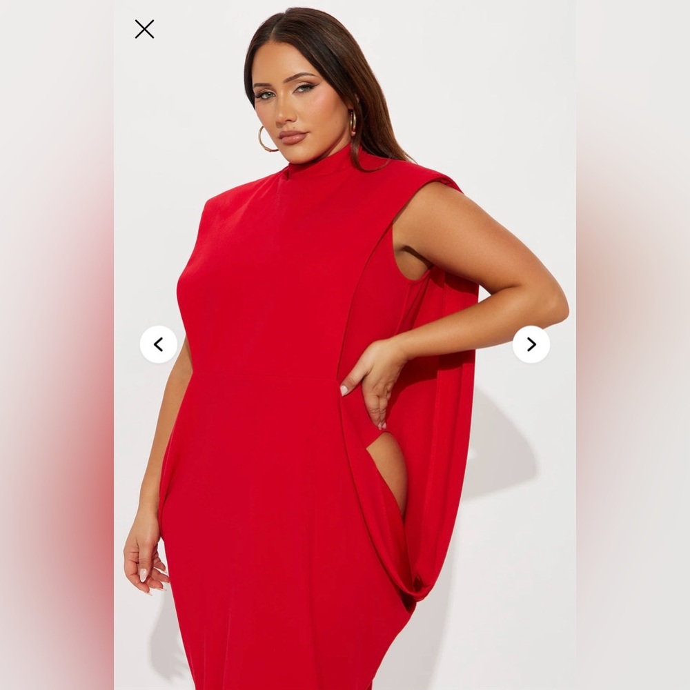 She Is Mother Sleeveless Crepe Knit Maxi Dress